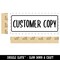 Customer Copy Invoice Receipt Self-Inking Rubber Stamp Ink Stamper for Business Office